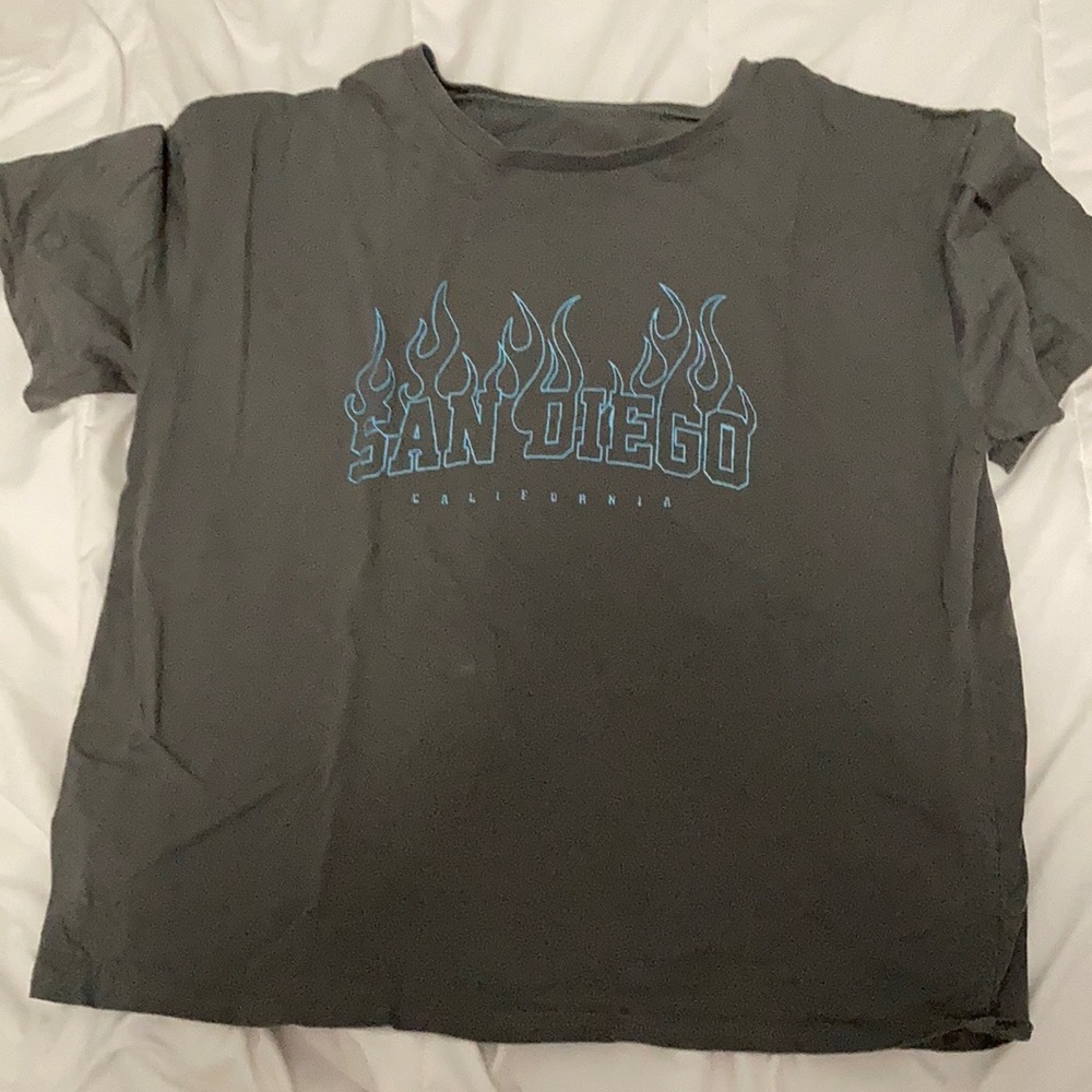Dark Grey San Diego CA Tee